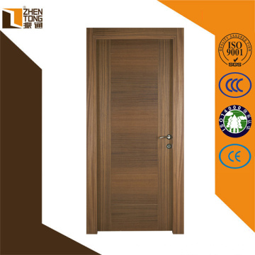 Recubierto de pvc moda puerta del mdf, puerta exterior de madera sólida, puerta de madera de acero